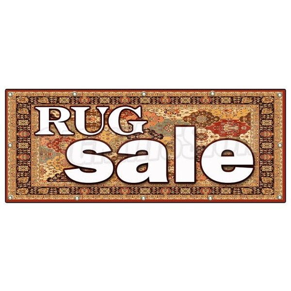 RUG SALE BANNER SIGN persian carpet carpeting